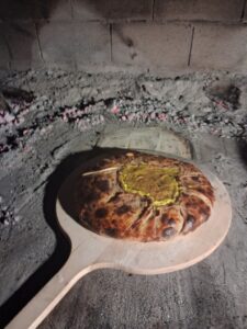 Bread under peka
